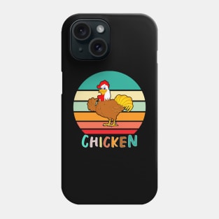 Vintage Retro Chicken Phone Case