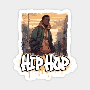 Rap & Hip Hop Music Album Cover - Anime Shirt Magnet