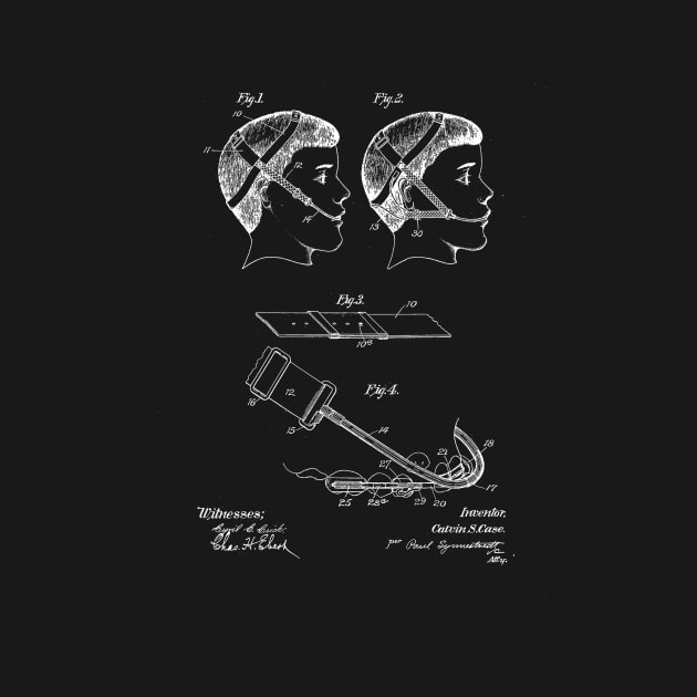 Dental Appliance Vintage Patent Drawing by TheYoungDesigns