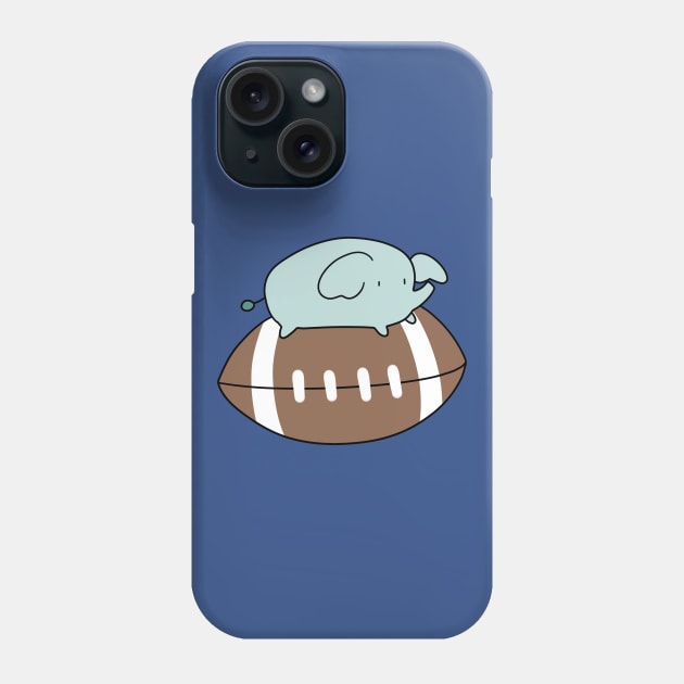 Tiny Elephant and Football Phone Case by saradaboru