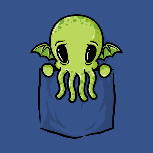 Pocket Cthulhu by mikehandyart