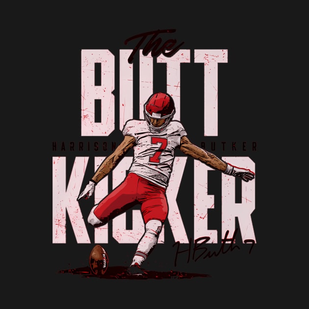 Harrison Butker Kansas City Butt Kicker by Sil Ly