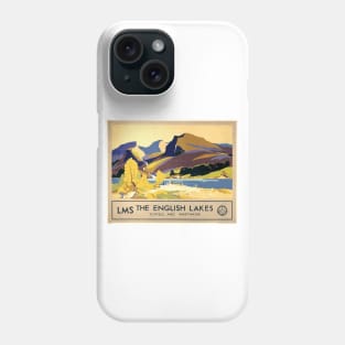 Vintage British Travel Poster: The English Lakes Phone Case