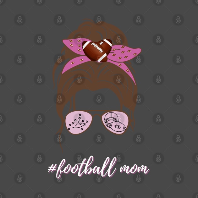 Pink Football Mom by Mind Your Tee