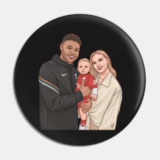 Reds || Alex, Perrie and Axel Pin