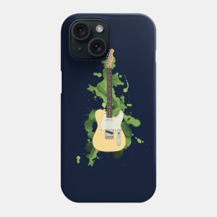 T-Style Electric Guitar Buttercream Color Phone Case