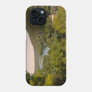 Discover Krka National Park's Hills Meeting the River Phone Case