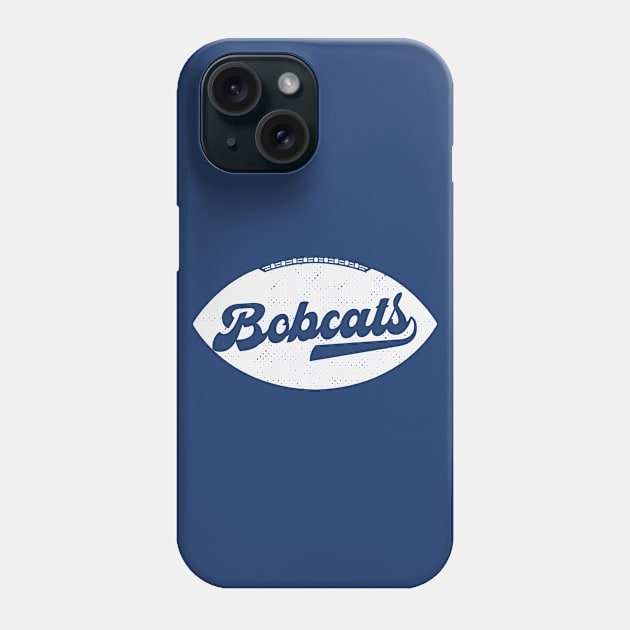 Retro Bobcats Football Phone Case by SLAG_Creative