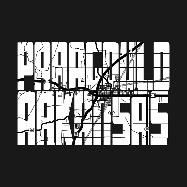 Paragould Arkansas Map by rt-shirts