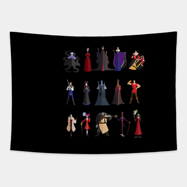 Team Evil Tapestry by amadeuxway