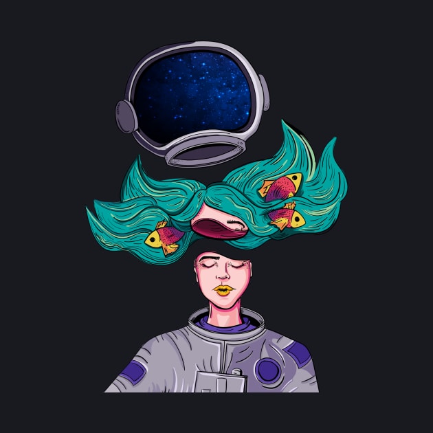 Cosmic Cosmonaut by nataliapires