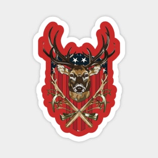 Bow Hunting Flag Buckwear Deer Hunter Accessories Magnet