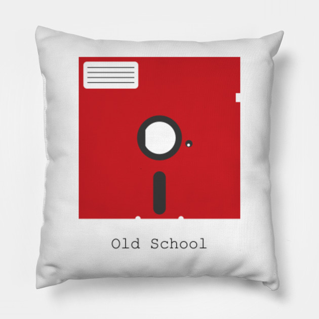 Old School Floppy Disk Geeky Pillow Teepublic
