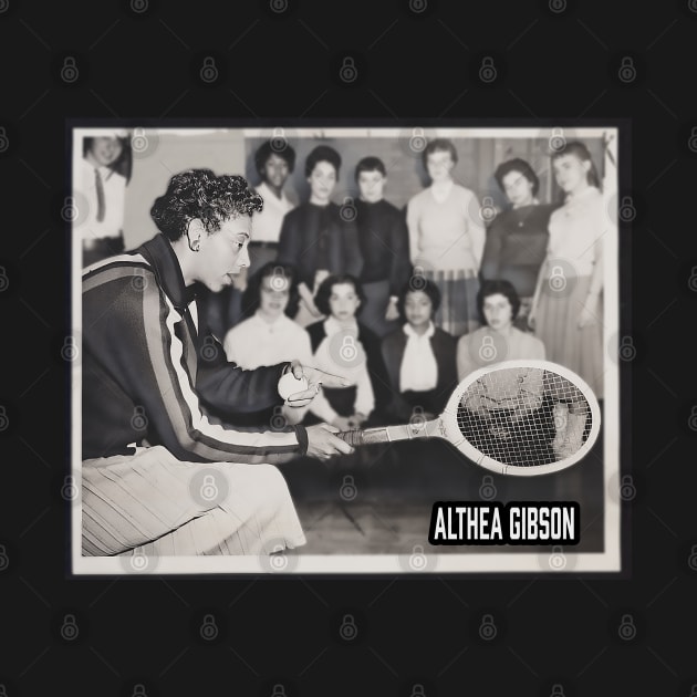 Althea Gibson 1957 by UrbanLifeApparel