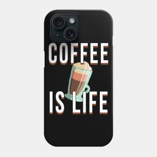 Coffee is life // Ice coffee Phone Case