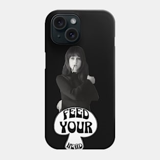 Feed Your Head (Black and White) Phone Case