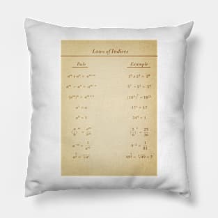 Formula Of Indices Pillow