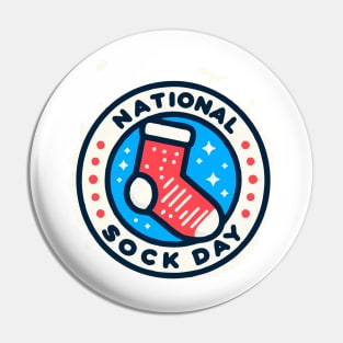 national sock day Pin