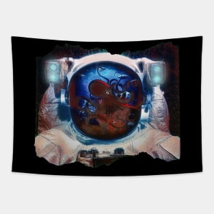 Space octopus  trend gift Tapestry