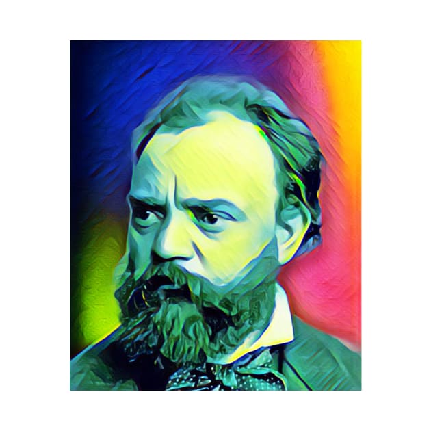 Antonín Dvořák Colourful Portrait | Antonín Dvořák Artwork 5 by JustLit