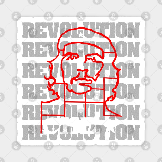 Che Guevara Rebel Cuban Guerrilla Magnet by HiDearPrint