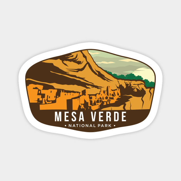 Mesa Verde National Park Magnet by Mark Studio