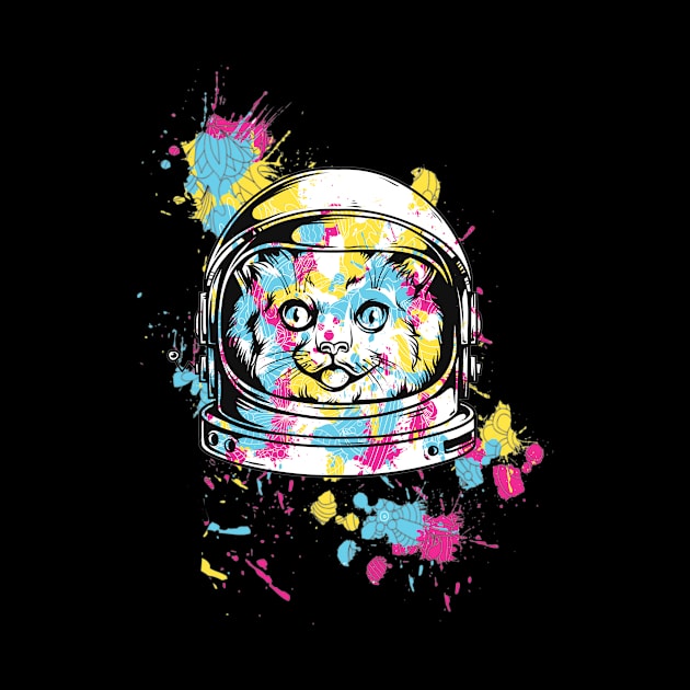 Space cat by PassKoms