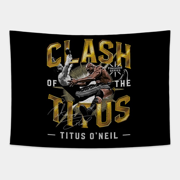 Titus O'Neil Clash Of The Titus Tapestry by MunMun_Design