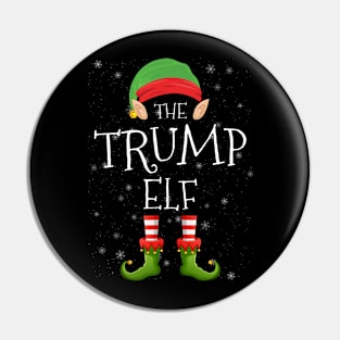 Trump Elf Family Matching Christmas Group Funny Pajama Xmas Pin