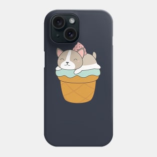 Kawaii and cute adorable puppy dog t-shirt Phone Case