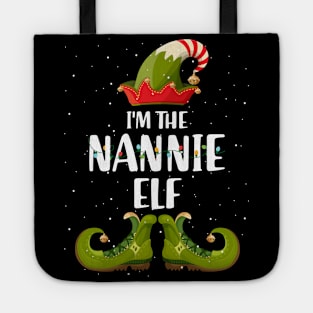 Im The Nannie Elf Christmas Tote