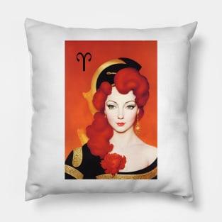 Aries Girl Pillow