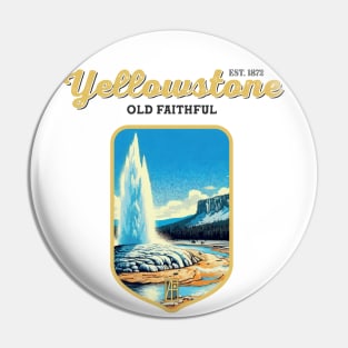 USA - NATIONAL PARK - YELLOWSTONE Old Faithful - 6 Pin