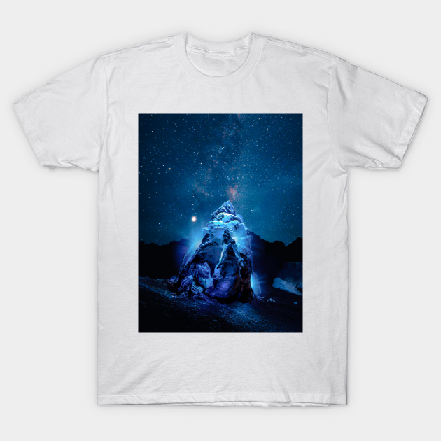 Ice Monolith - Digital Artwork - T-Shirt