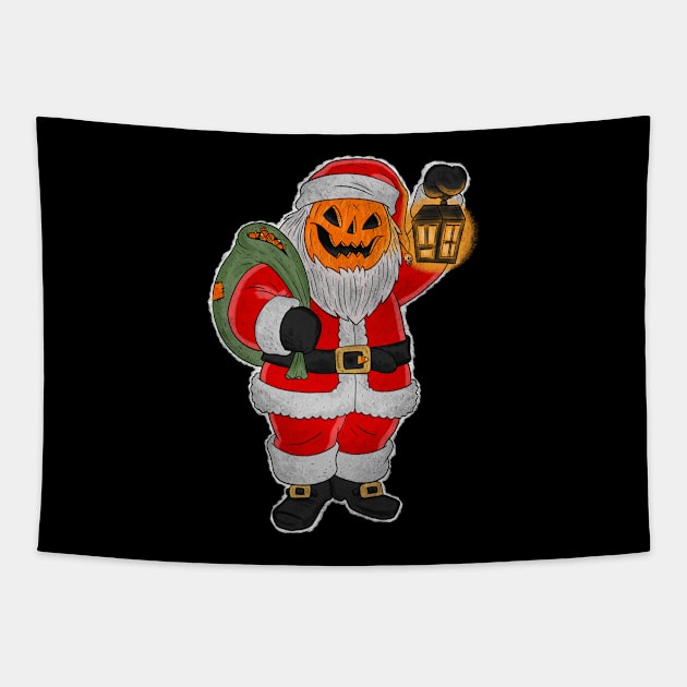 Jack O' Santa Tapestry by chrisraimoart