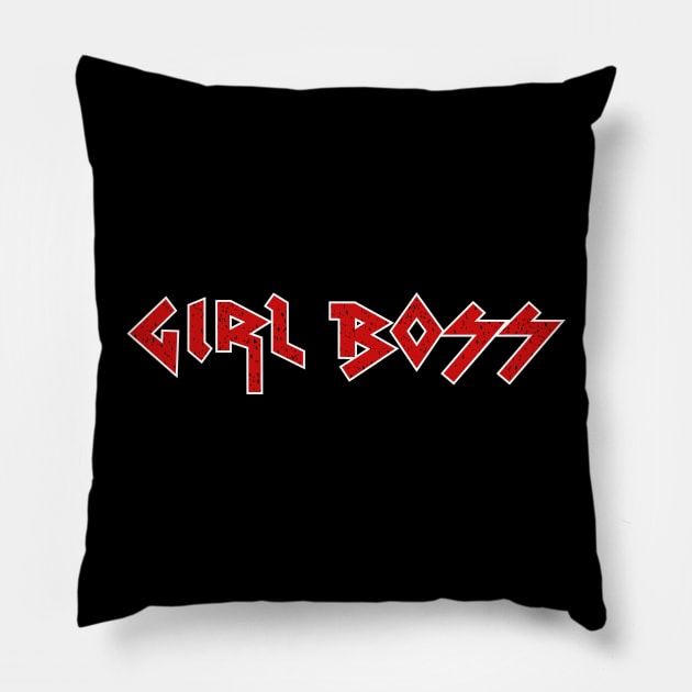 Girl Boss v2 Pillow by JacsonX