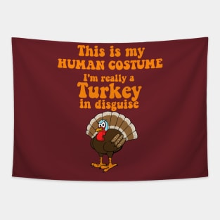 This is my Human Costume.  I'm really a Turkey in Disguise Tapestry