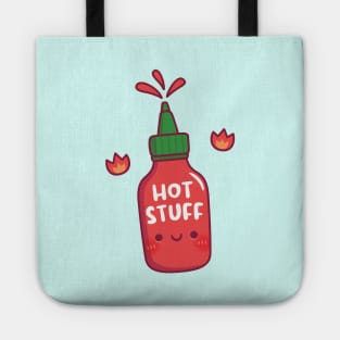 Cute Hot Stuff Spicy Chili Sauce Bottle Tote