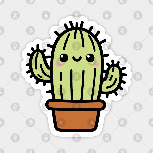 Cute Cactus Magnet by KayBee Gift Shop