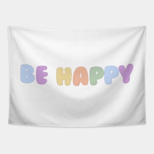 Be Happy Aesthetic Tapestry