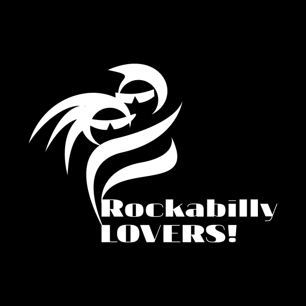 Rockabilly Retro Lovers by Qwerdenker Music Merch