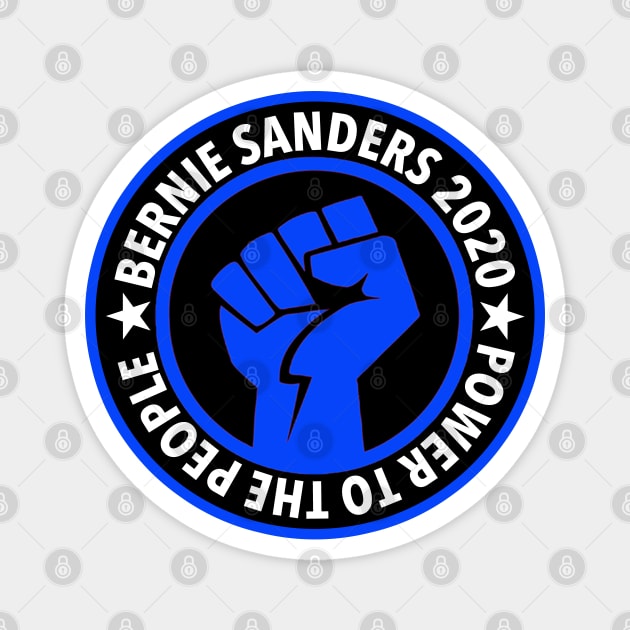 Bernie 2020 Power to the People Magnet by skittlemypony