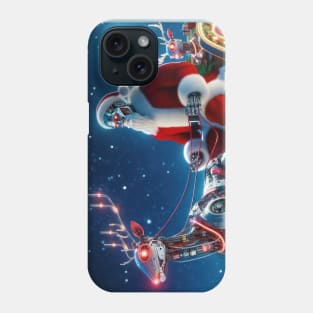 Cyborg Santa Phone Case