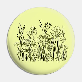 Wildflowers Pin