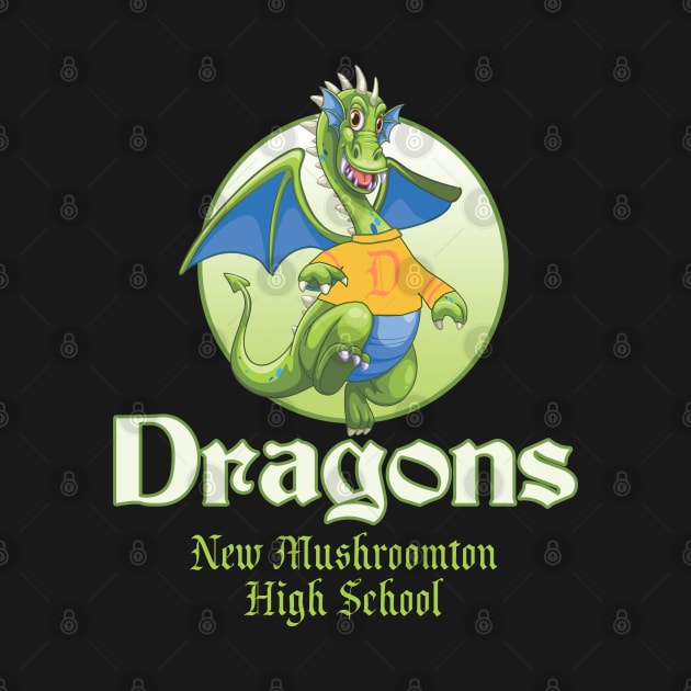 New Mushroomton High School Dragons by hauntedjack