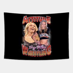 Bootleg stacy keibler wrestling fan Art Tapestry