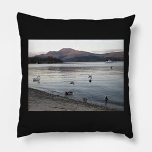 Luss At The End Of The Day, Scotland Pillow