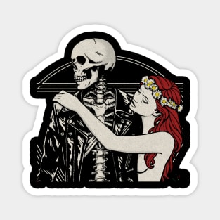 skeleton halsey Magnet