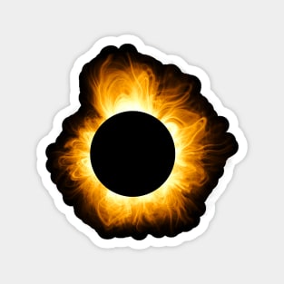 Sun circle eclipse Magnet