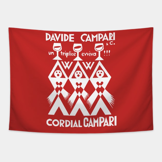 Campari vintage Tapestry by ezioman